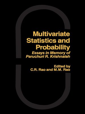 cover image of Multivariate Statistics and Probability
